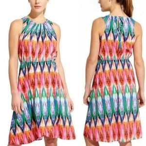 Athleta Ikat Martinique colorful dress size small